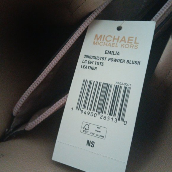 Michael Kors LG EW Emilia Tote - Picture 7 of 8